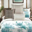 Ensemble de literie luxueuse 7 pièces, polyester charmeuse, style moderne pour la maison