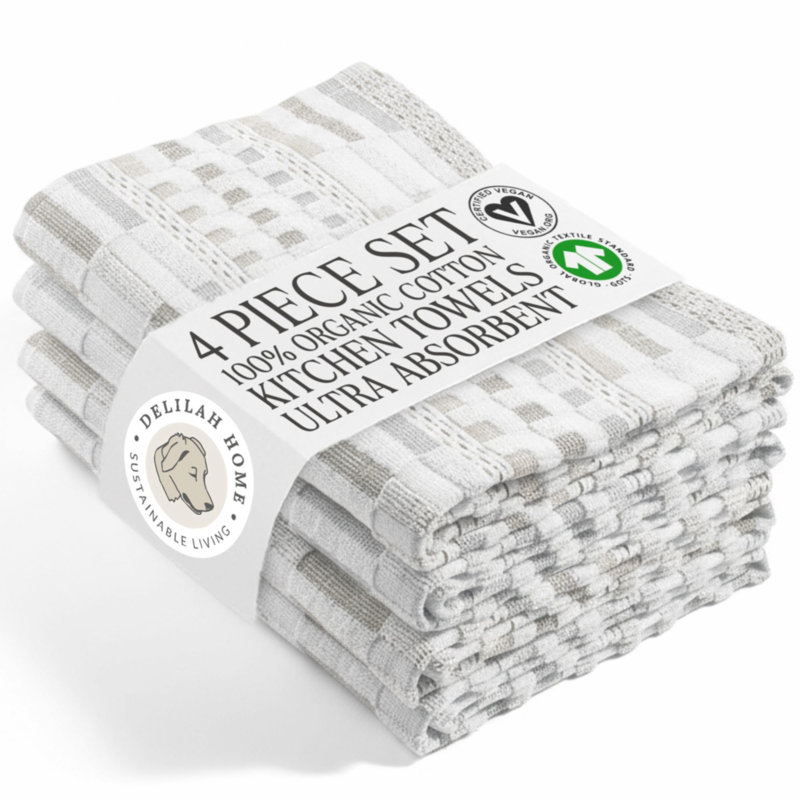100% Organic Cotton Kitchen Towels