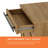 1-Drawer Manufactured Wood Nightstand with Cabinet-258575899
