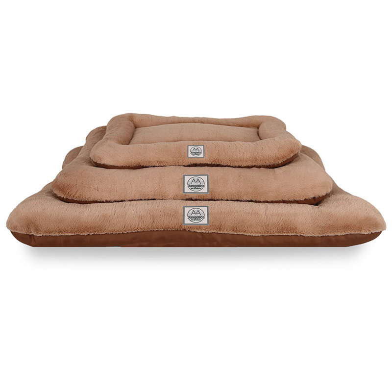 Jungolica Orthopedic Memory Foam Pet Bed, 115cm H x 95cm W x 12cm D, Brown