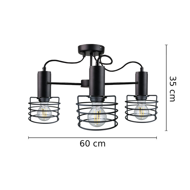 Hildeburg 3 - Light Unique/Statement Chandelier