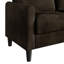 Serpa Velvet Arm Loveseat-124600969