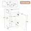 Meuble-lavabo polyvalent avec lavabo et plusieurs options de rangement pour les salles de bain modernes-859184301