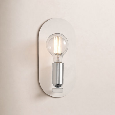 Single Light Dimmable Armed Sconce