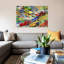 Cartoon Racing Cars - Print on Canvas-49988105-89233883