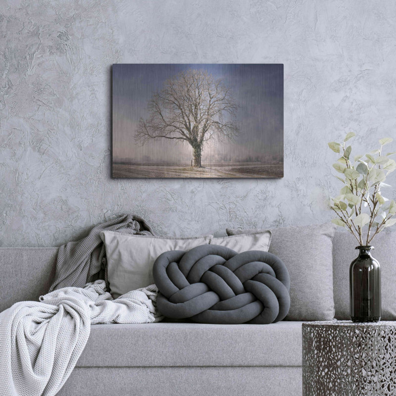 «The Tree Fairy Tale» par Philippe Sainte-Laudy, art mural en métal, 24 po x 16 po, H 24 po x l 36 po