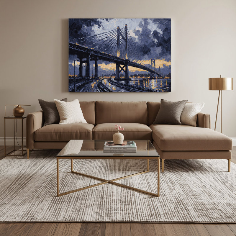Art sur toile gris, H 16 po x l 20 po