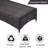 Stutler 200cm Long Reclining Chaise Lounge Set with Cushions and Table-30590020