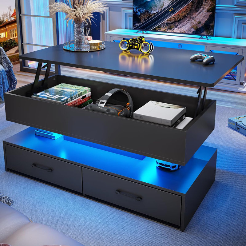 Julein Single Coffee Table, Black