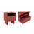 Ella 20" W Modern Nightstand with 1 Full Extension Drawer in Terracotta-2124212149