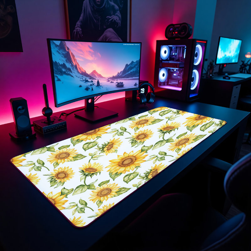 Polyester Desk Pad, 31.5x15.5