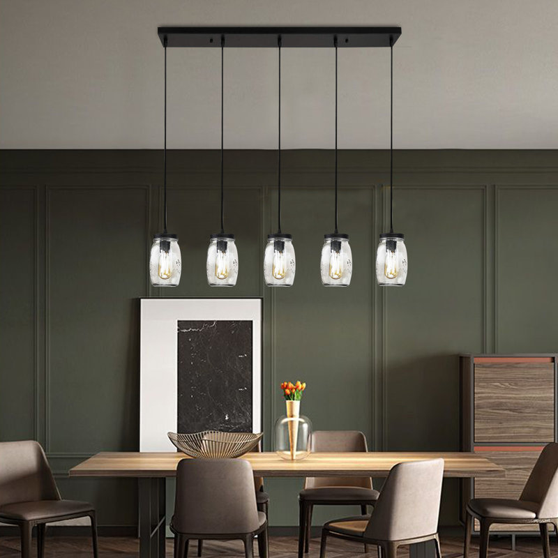 Luminaire suspendu moderne en verre Mason 5 lumières Olanda