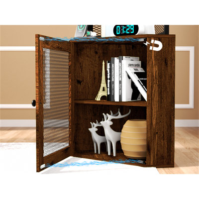 Tablette d'angle avec portes