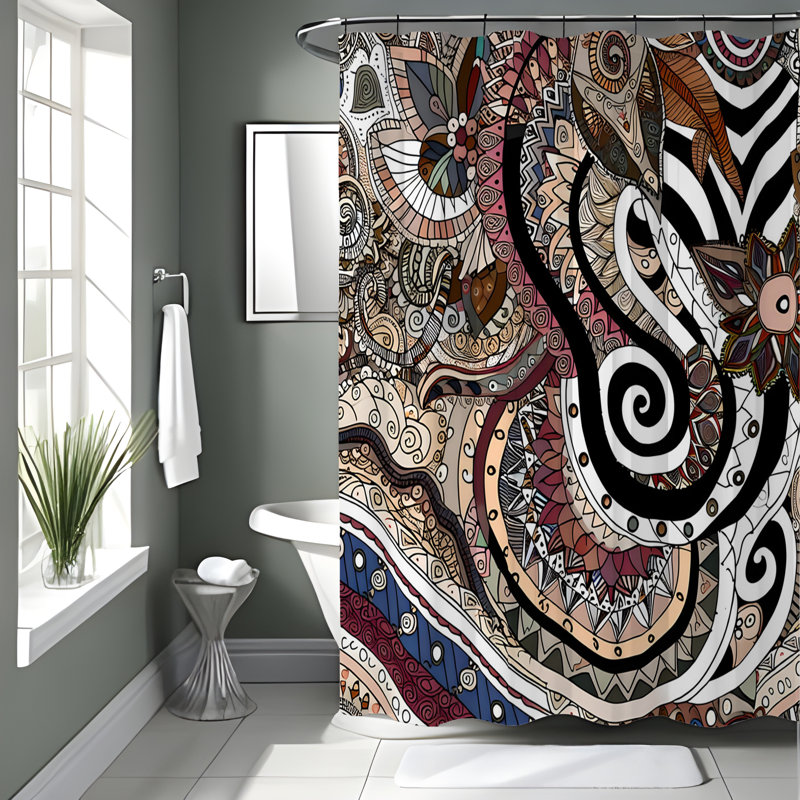 Rideau de douche Enrichetto, H 70 po x l 83 po
