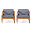 Chaise d'extérieur avec coussins Mcclurg-1505971263