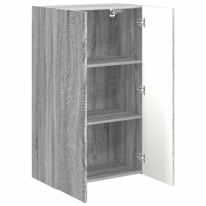 TV Stand for TVs up to 28", 100cm H x 59.5cm L x 31cm W, Grey Sonoma