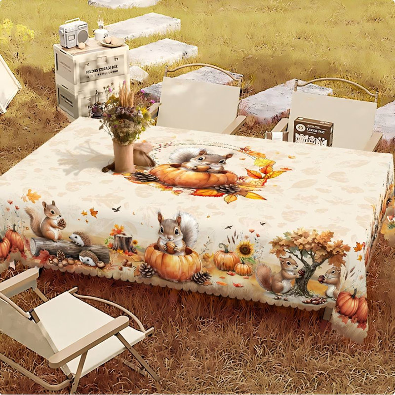 Nappe automne-hiver rectangulaire 140 x 180 cm, L 70,87 po x l 55,12 po