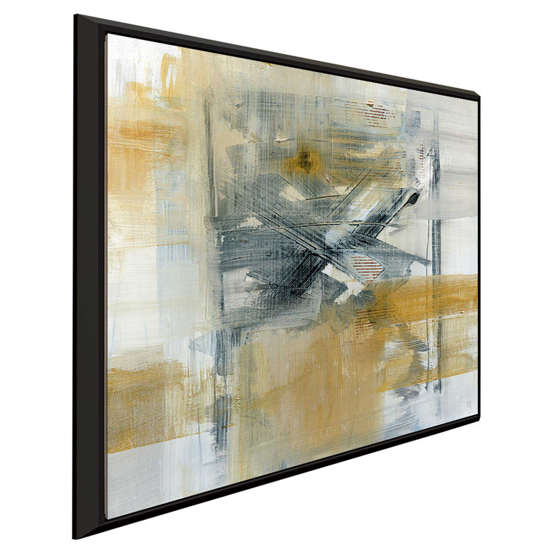 «Reflections I», reproduction d'art sur toile encadrée, H 31,5 po x l 31,5 po x P 2 po, Cadre flottant noir
