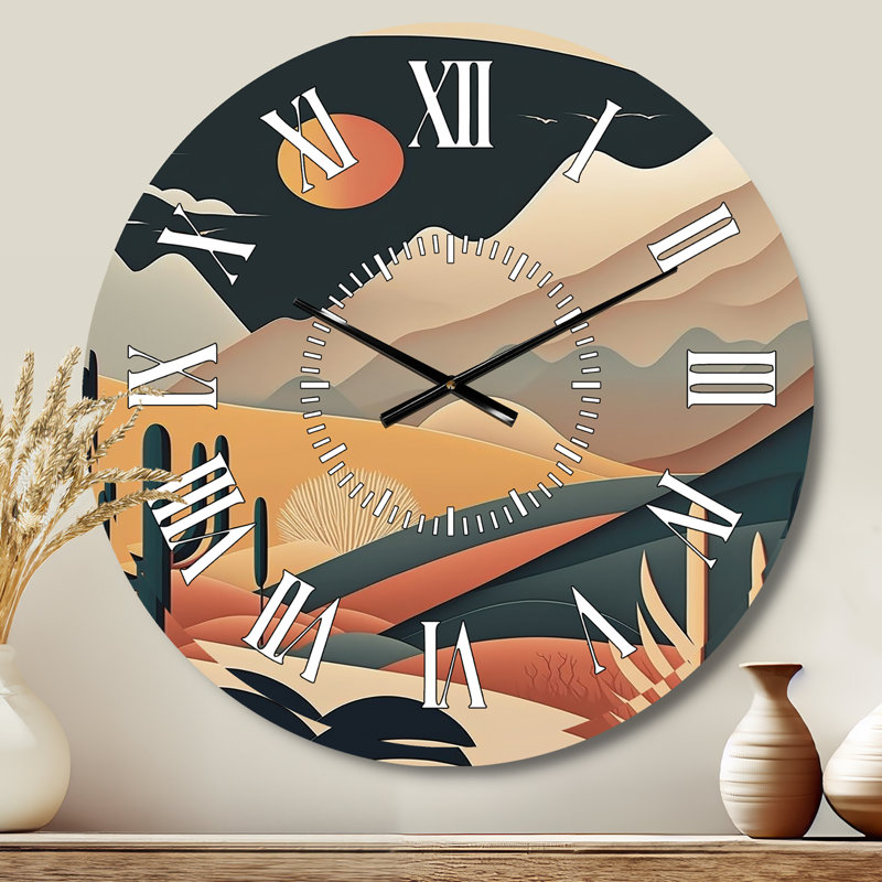 Pleine lune sur l'horloge murale, Médium