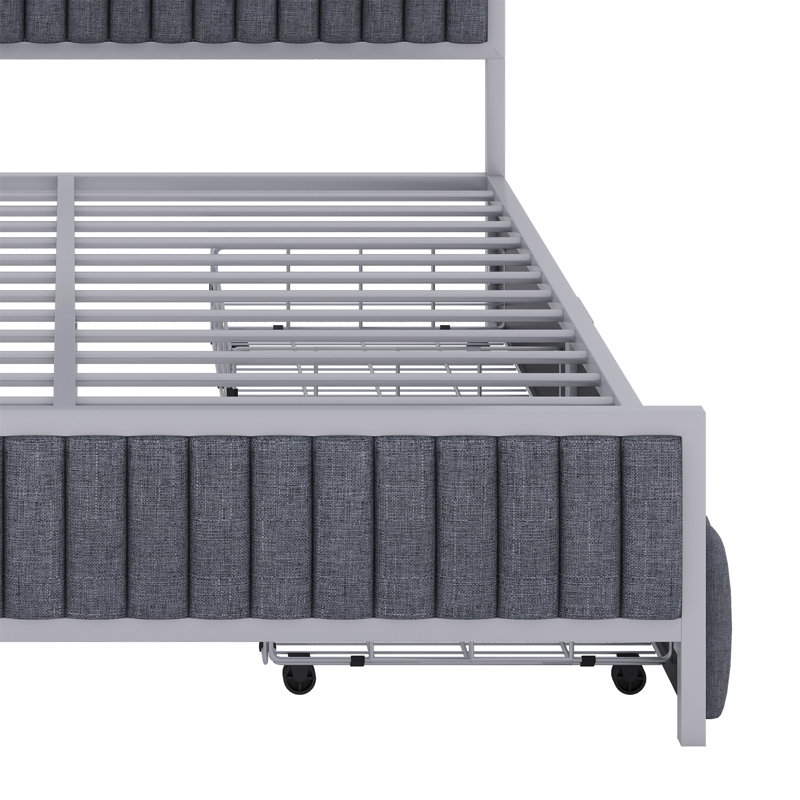 Ebern Designs Upholstered Bed With 4 Drawers | Wayfair