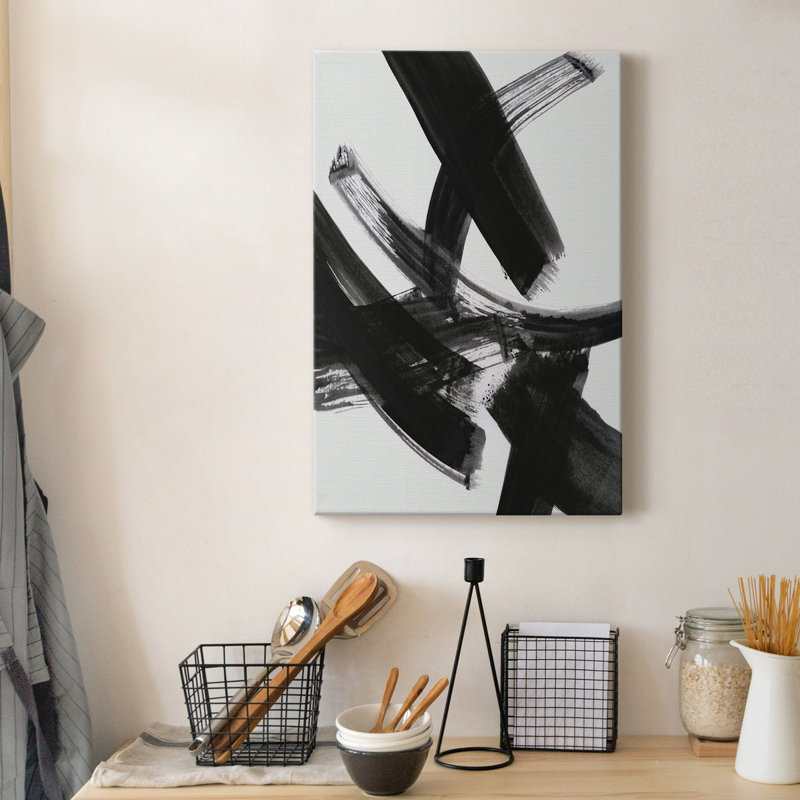 «Black Magic I», reproduction d'art sur toile tendue, H 60 po x l 40 po x P 1 po