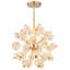 Bina 1 - Light Gold LED Geometric Pendant