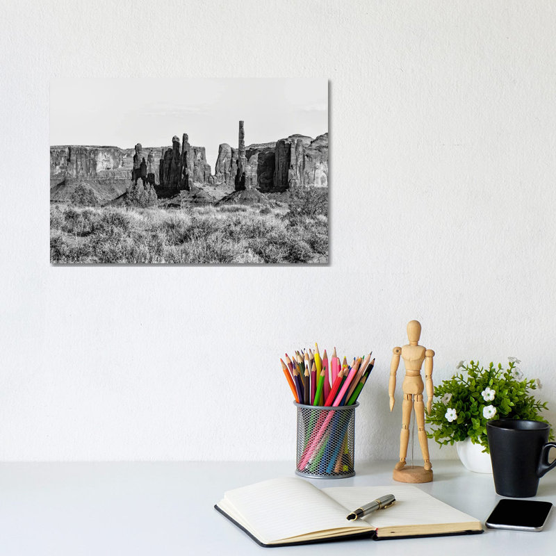 Yei Bei Chi Totems Rock Formation by Philippe Hugonnard - Wrapped Canvas Print, 20.32 cm H x 30.48 cm W
