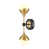 Black/Brass