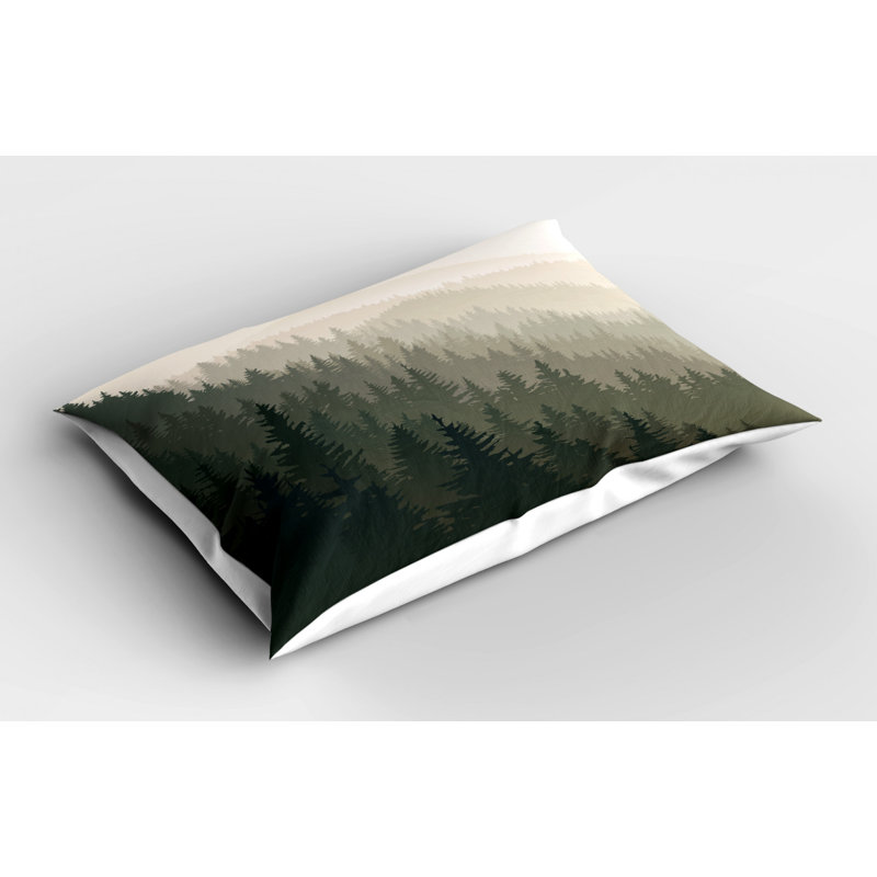 Forest Polyester Sham Set, King