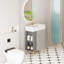 Compact Bathroom Vanity Set With Wood Finish, Contemporary Style For Modern Bathrooms