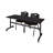 Nicklos Flip-Top Training Nesting Table, 2 M Stack Chairs-32668119-32668128