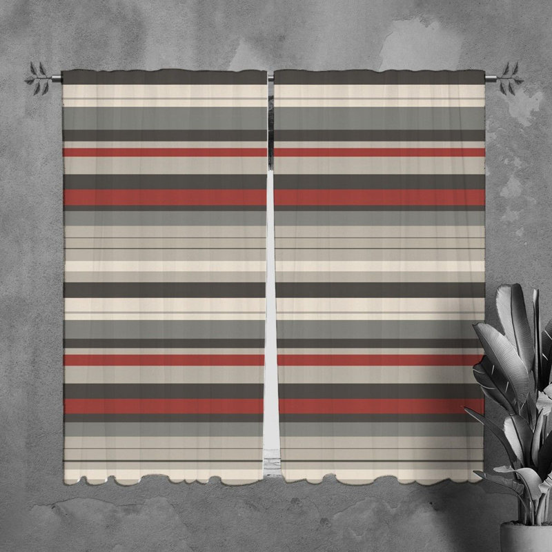 Paire de rideaux obscurcissant en polyester Kalla, L 40 po x L 82 po