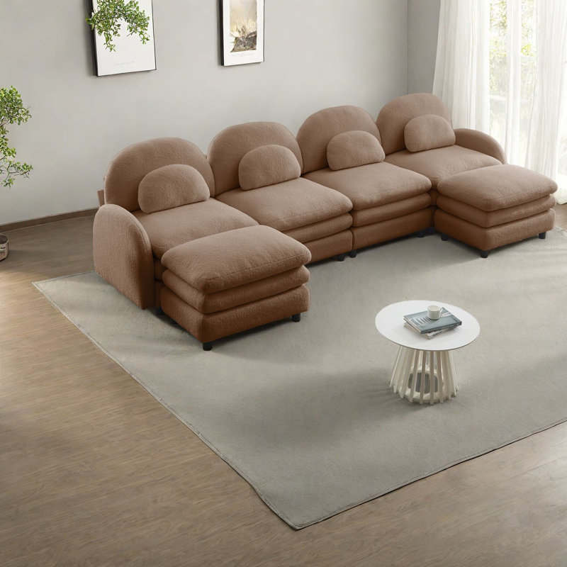 Canapé modulaire moderne 4 places Teddy Cloud Comfort, Teddy