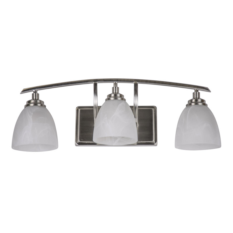 Nasim 3 - Light Dimmable Vanity Light, Satin Platinum