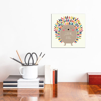 Give Me A Hug by Andy Westface - Wrapped Canvas Print