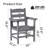 Outdoor Dining Chair Hdpe Patio Chair Set Of 2-413589057