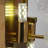 Modern 4 - Light Luxury Wall Sconce With Crystal Flower Accents