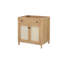 Base de meuble-lavabo à panneaux 30 po en bois d'hévéa massif