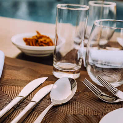 45 Pieces Of Silverware Set Tableware Set For 8 People