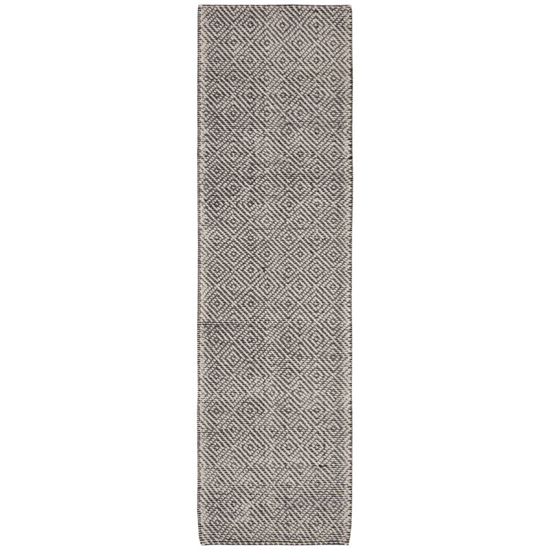 Matchett Hand Woven Wool Geometric Rug, Runner 2'3" x 6'