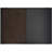 Tableau combiné de craies et de liège 24 x 36 po pour tableau mural, tableau noir encadré avec craie, punaises et aimants
