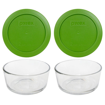 Bols en verre Pyrex 7200 et couvercles assortis 7200 PC