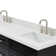 Hamlet 67'' Double Bathroom Vanity with White Quartz Top