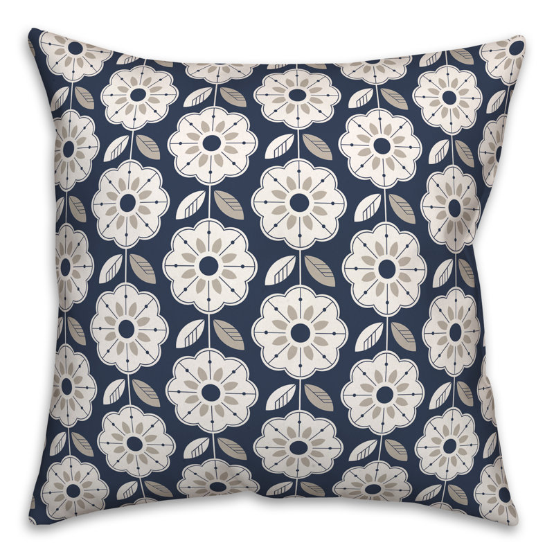 Housse et insert de coussin extérieur Mod, Bleu