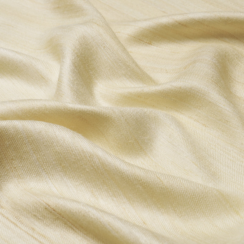 Tissu à rideaux en soie Schumacher x Patterson Flynn Amir, Huître