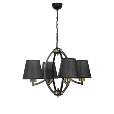 Lustre géométrique à 4 lumières Roberson