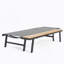 CHAISE Longe avec table d'appoint en bois, 1 pièce, (62756.00BLK)
