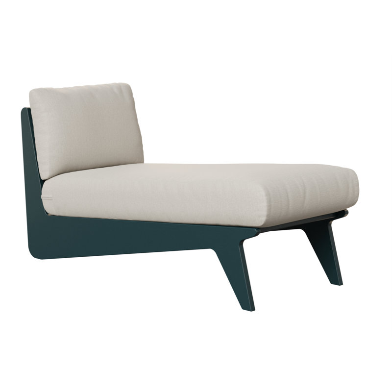 Chaise et coussins Holland, Brightside Dark Navy, Berry