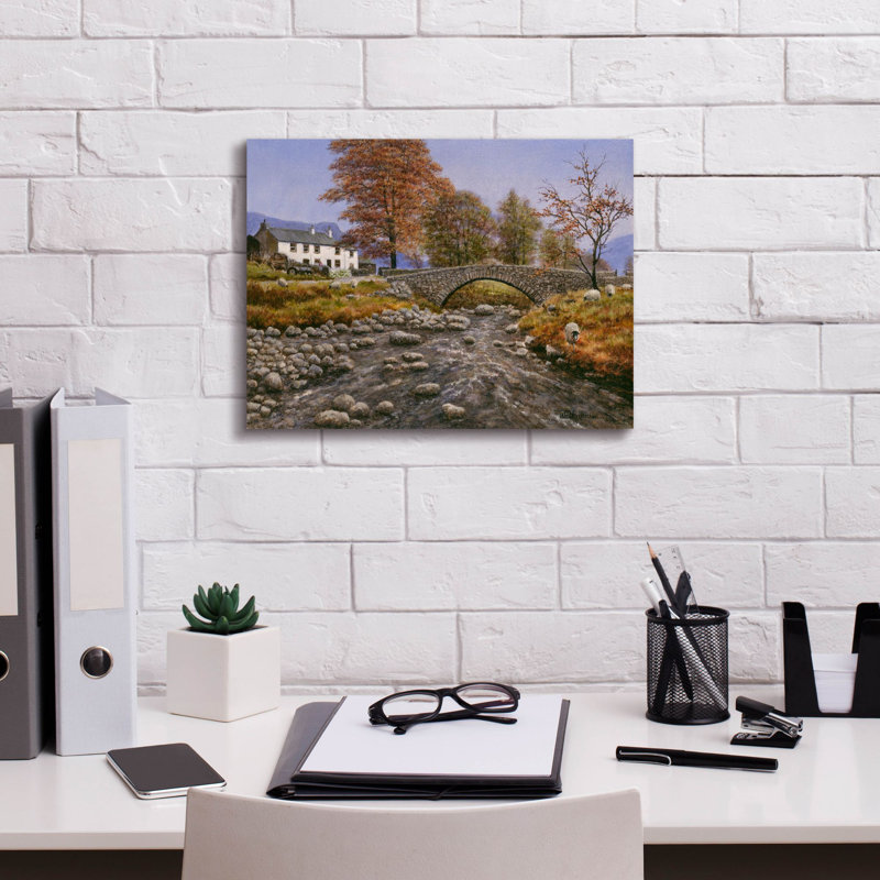 «Kefentse Old Packhorse Bridge», reproduction sur toile tendue, H 12 po x l 16 po x P 0,75 po