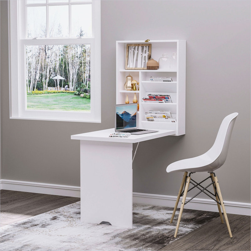 Bureau en panneau de fibres à densité moyenne, combinant 14,6 po x 9,2 po x 22,7 po, conception moderne peu encombrante et conception réglable
